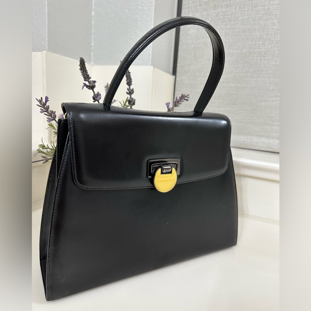 Givenchy Black Crossbody Bag with Gold Accent